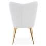 Voir la diapositive 4 : Paris Prix Fauteuil Scandinave Bouclette  Dolna  100cm Blanc