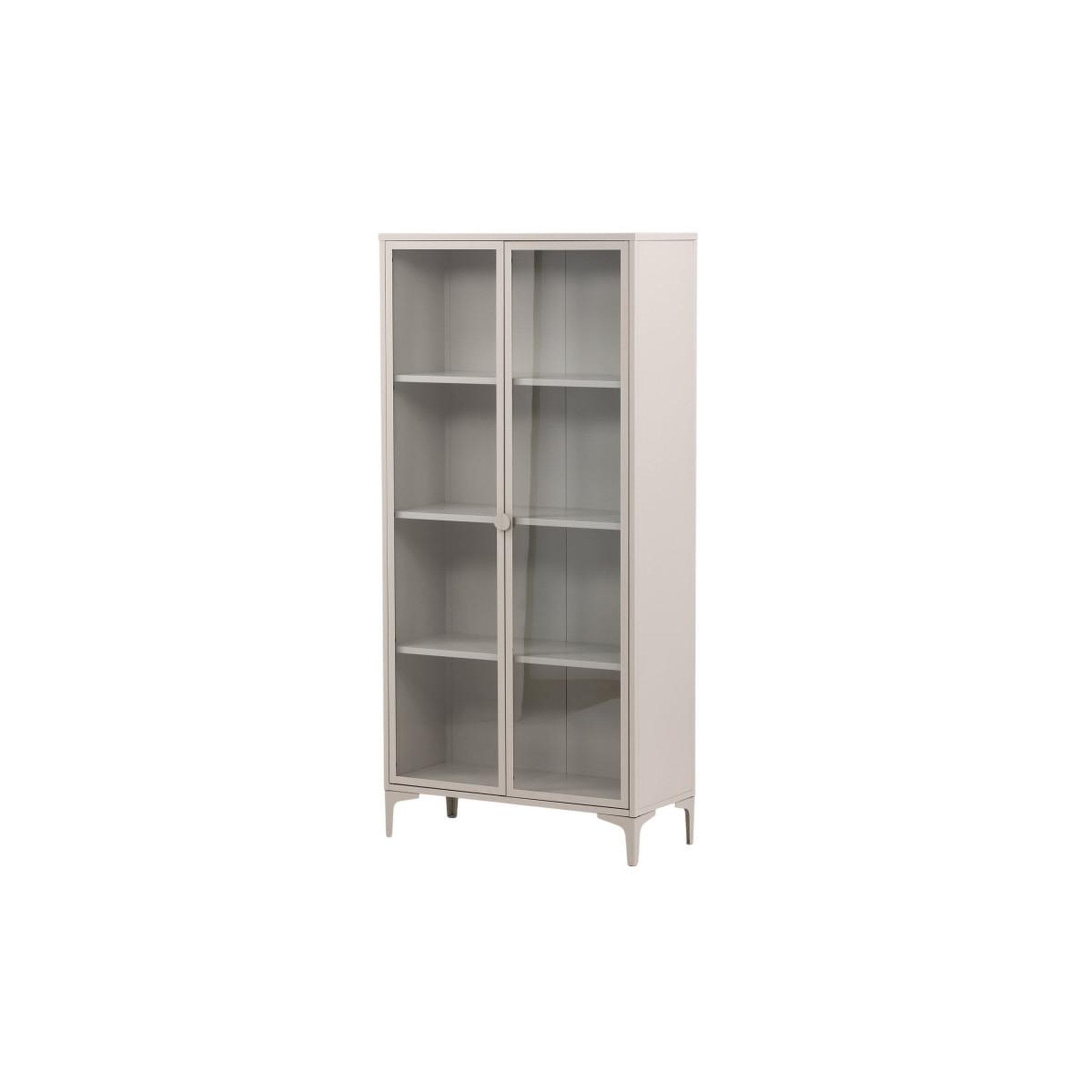 Voir la diapositive 3 : Paris Prix Vitrine design 2 portes  piring  190cm beige