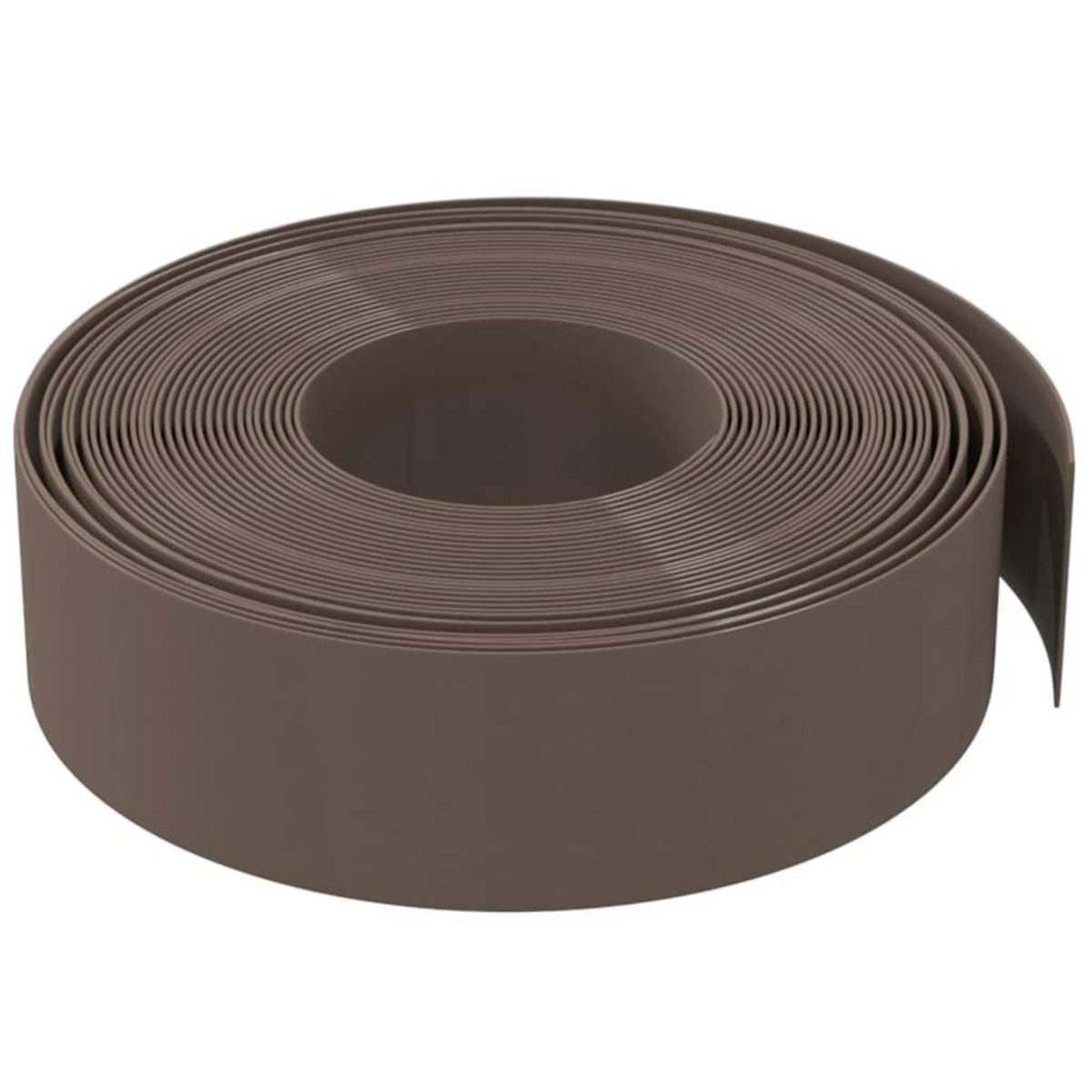 VIDAXL Bordures de jardin 5 pcs marron 10 m 15 cm polyethylene