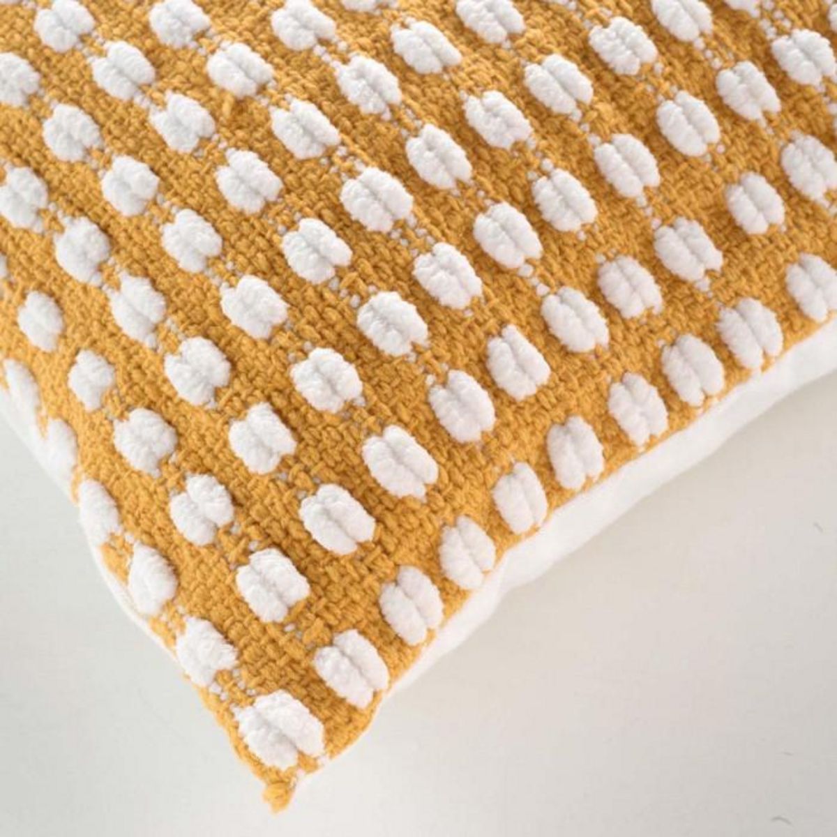 Paris Prix Housse de Coussin Déco  Greta  40x40cm Ocre