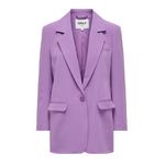Only Blazer Long  Femme Only lana. Coloris disponibles : Violet