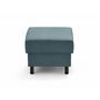Voir la diapositive 5 : LISA DESIGN Jake - pouf en velours côtelé - pieds bois foncé