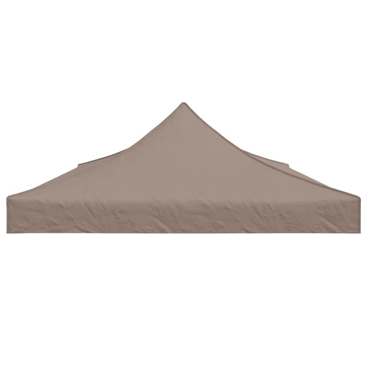VIDAXL Toit de tente de reception 6x3 m Taupe 270 g/m^2
