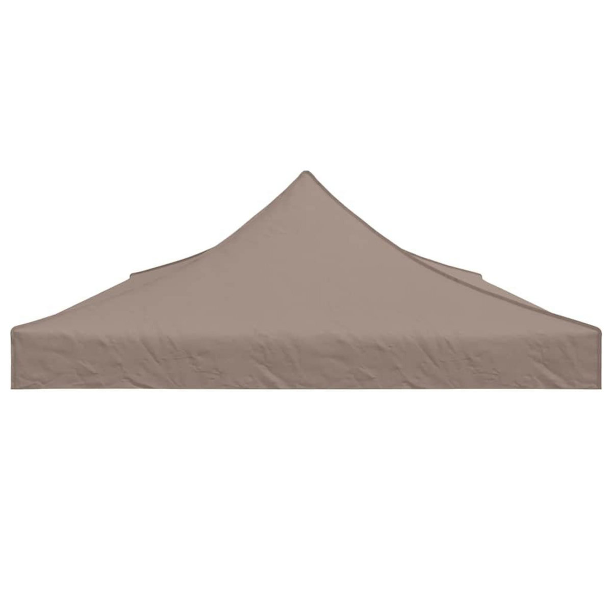 VIDAXL Toit de tente de reception 6x3 m Taupe 270 g/m^2