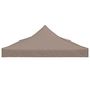 Voir la diapositive 4 : VIDAXL Toit de tente de reception 6x3 m Taupe 270 g/m^2