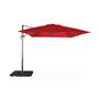 Voir la diapositive 4 : SWEEEK Parasol déporté rectangulaire 3x4 m - Wimereux - Parasol excentré inclinable dans 6 positions, rotatif à 360° + dalles à lester 50x50cm