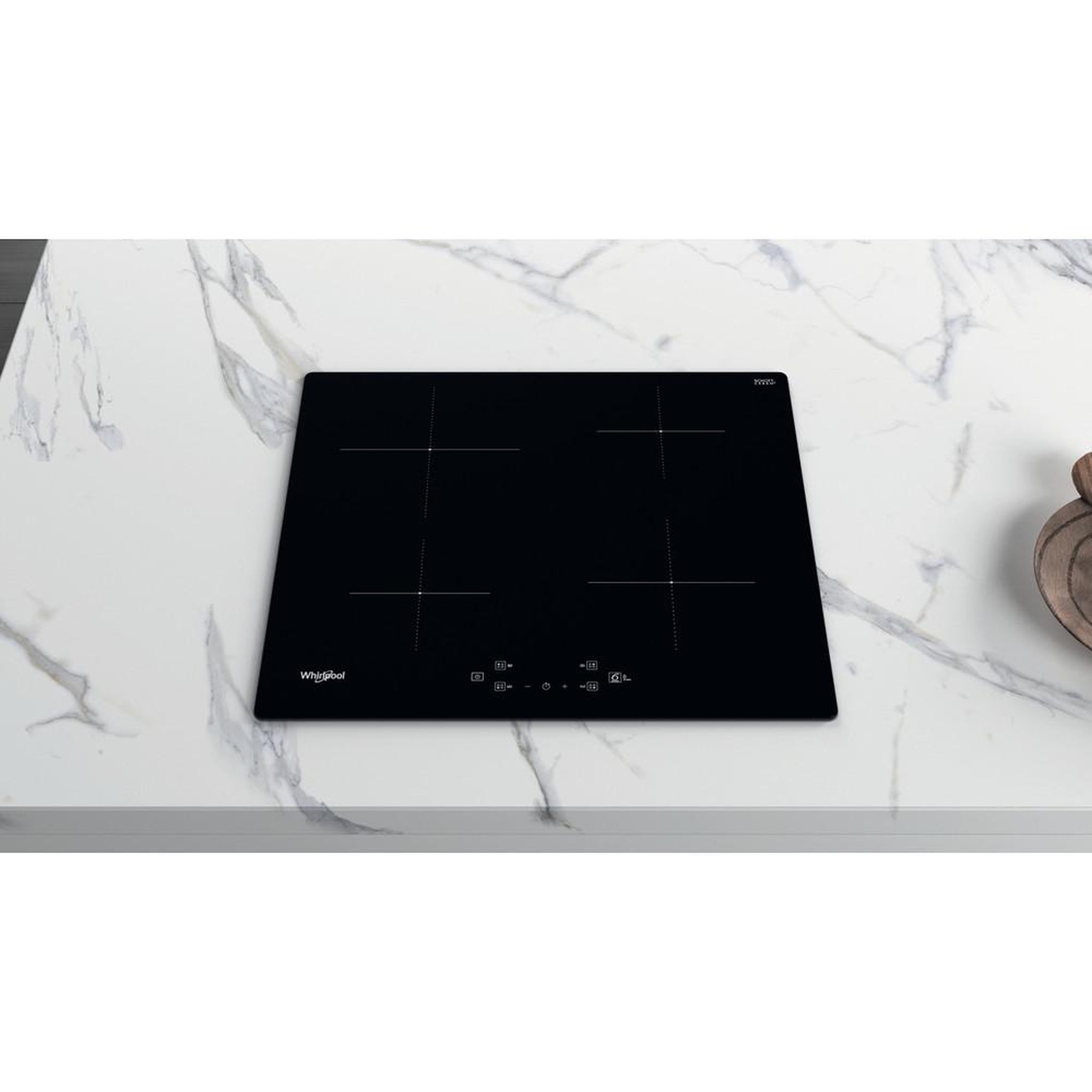 Voir la diapositive 4 : Whirlpool Table de cuisson induction 60cm 4 feux 7200w noir - WSQ2160NE