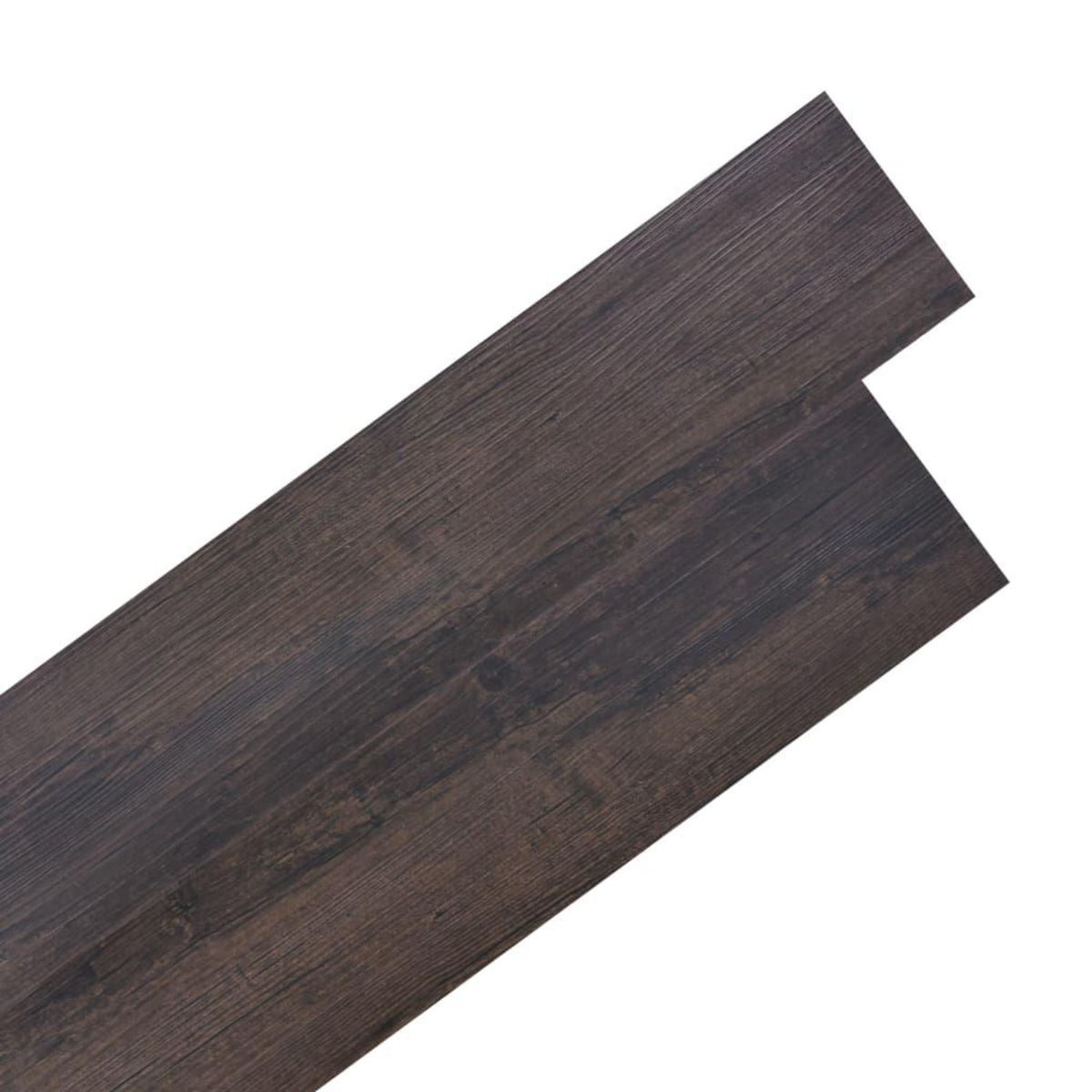 VIDAXL Planches de plancher PVC autoadhesif 2,51 m^2 2 mm Marron fonce