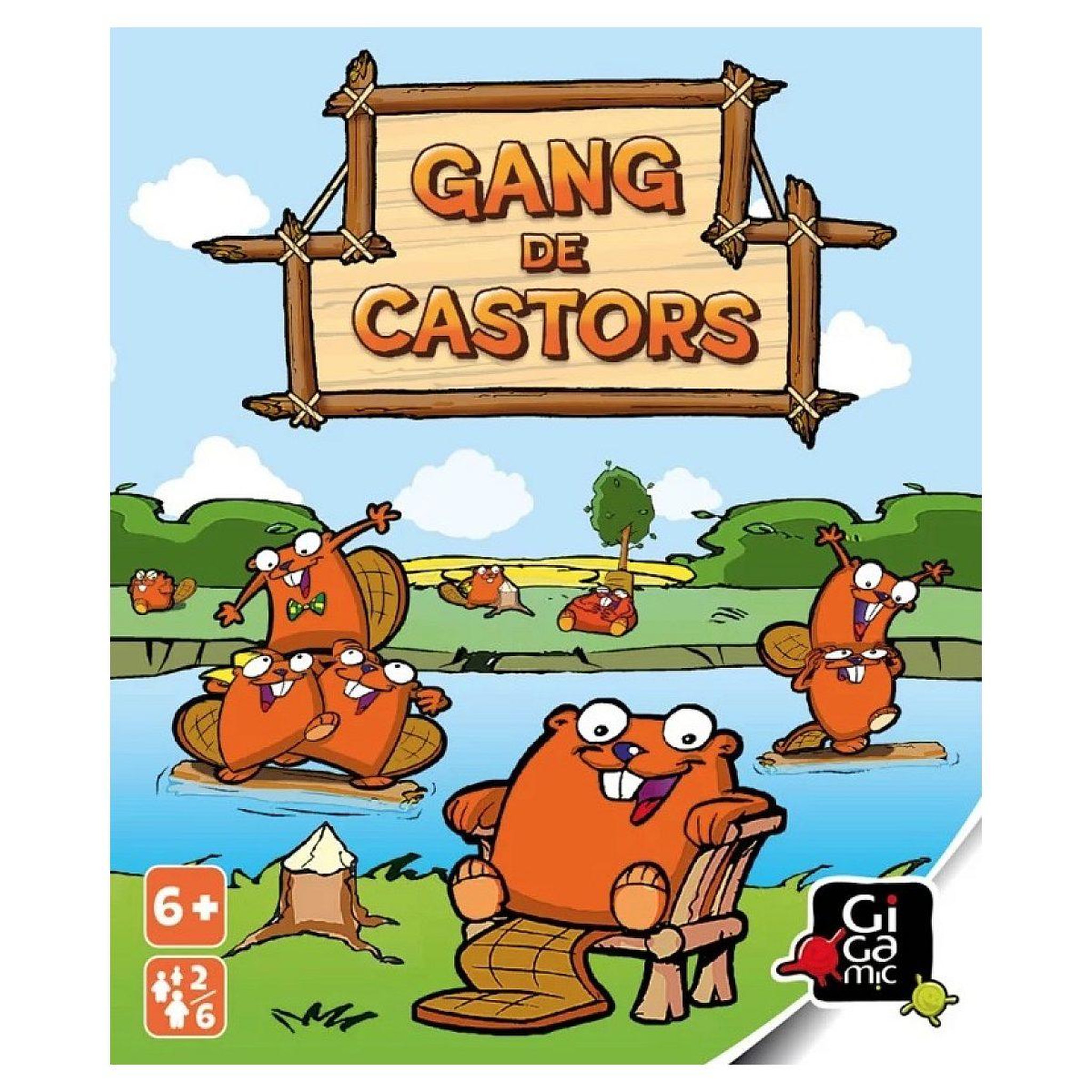 Voir la diapositive 3 : Gigamic Gang de castors edition boite tiroirs carton