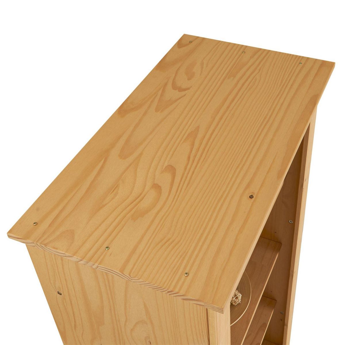 IDIMEX Bibliothèque en pin TEQUILA style mexicain, 4 étagères et 1 tiroir