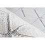 Voir la diapositive 3 : Paris Prix Tapis Shaggy Effet 3D  Vivica  Blanc & Anthracite