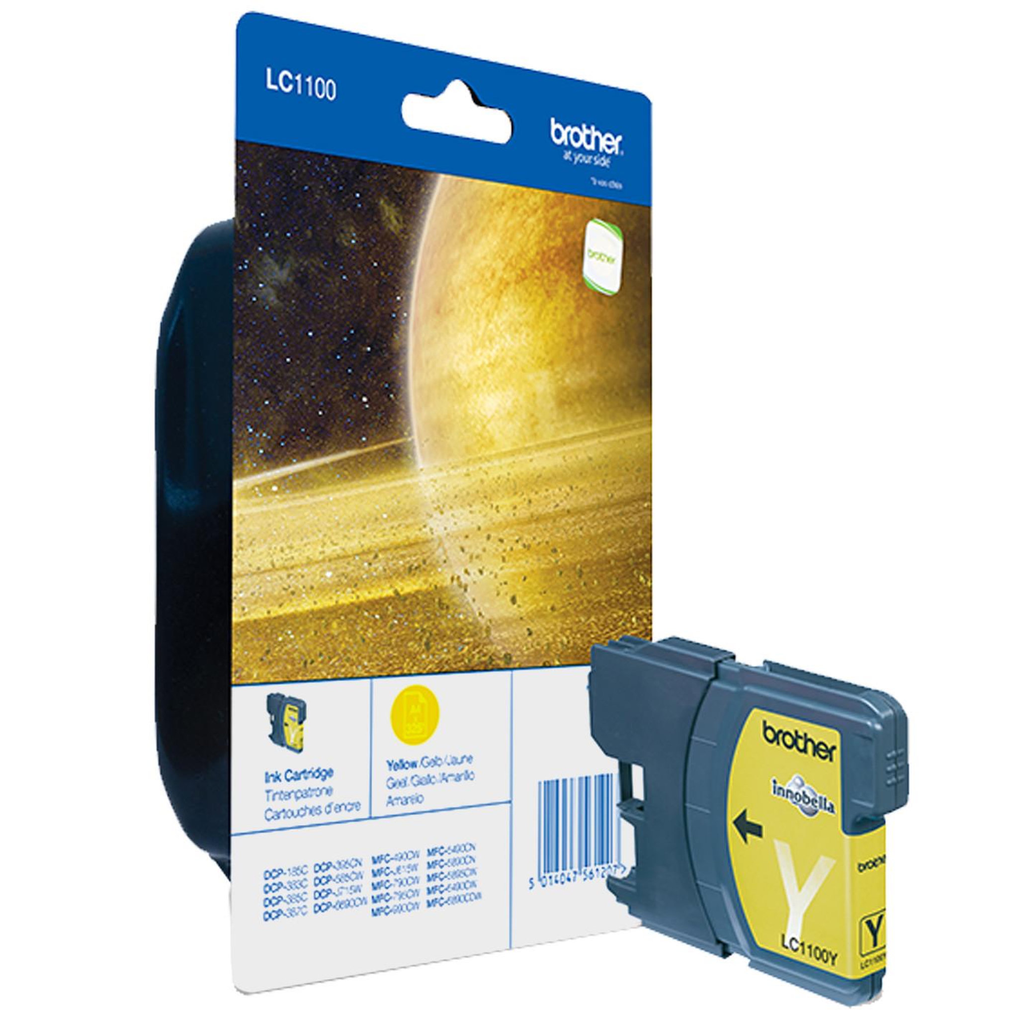 Voir la diapositive 2 : Brother Brother LC1100Y Cartouche dencre Jaune