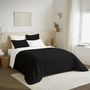 Voir la diapositive 1 : COTON PUR Pack complet 6 pièces Noir/Blanc réversible housse de couette pour lit 180 x 200 cm  King size