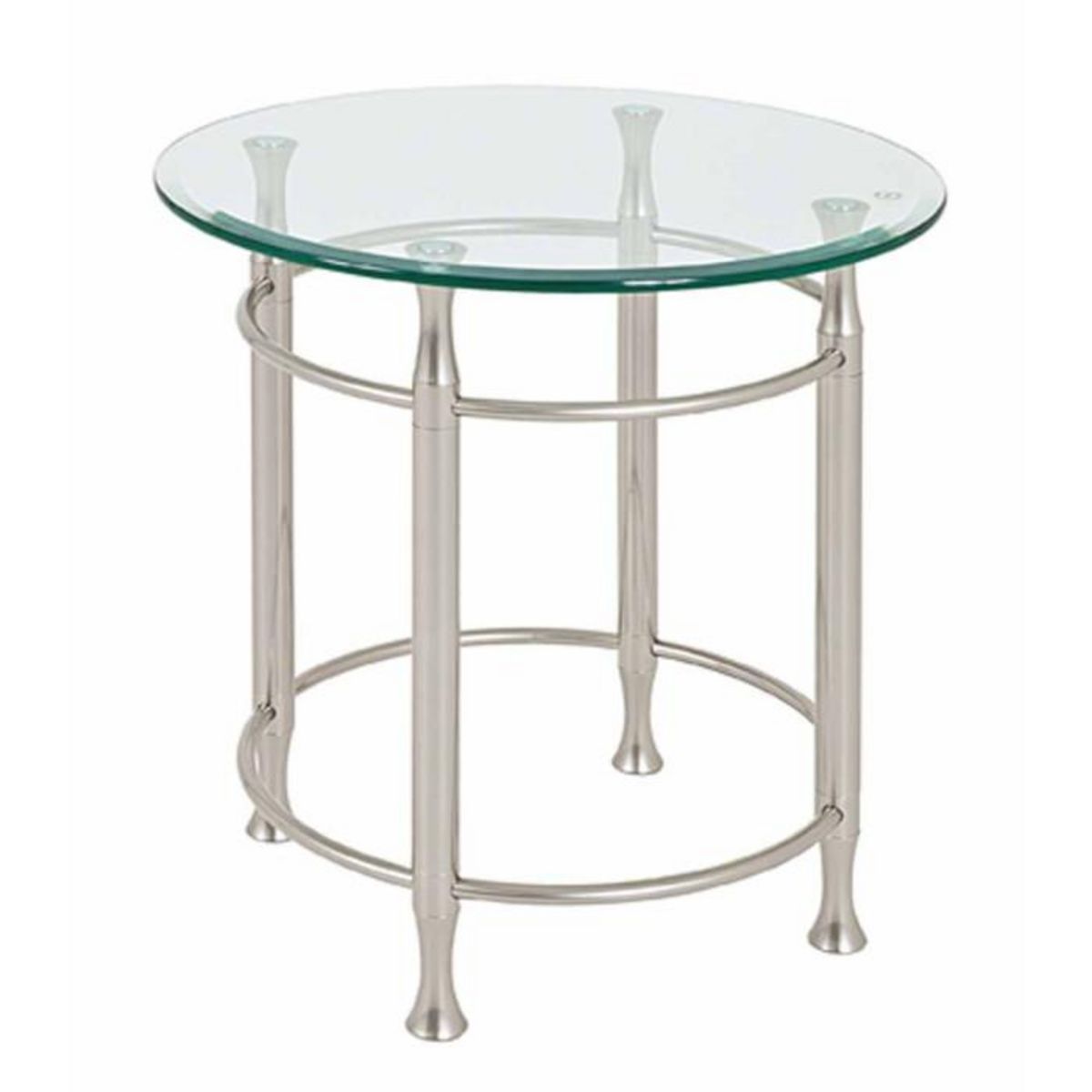 Paris Prix Table d'Appoint Design  Hyva  52cm Inox