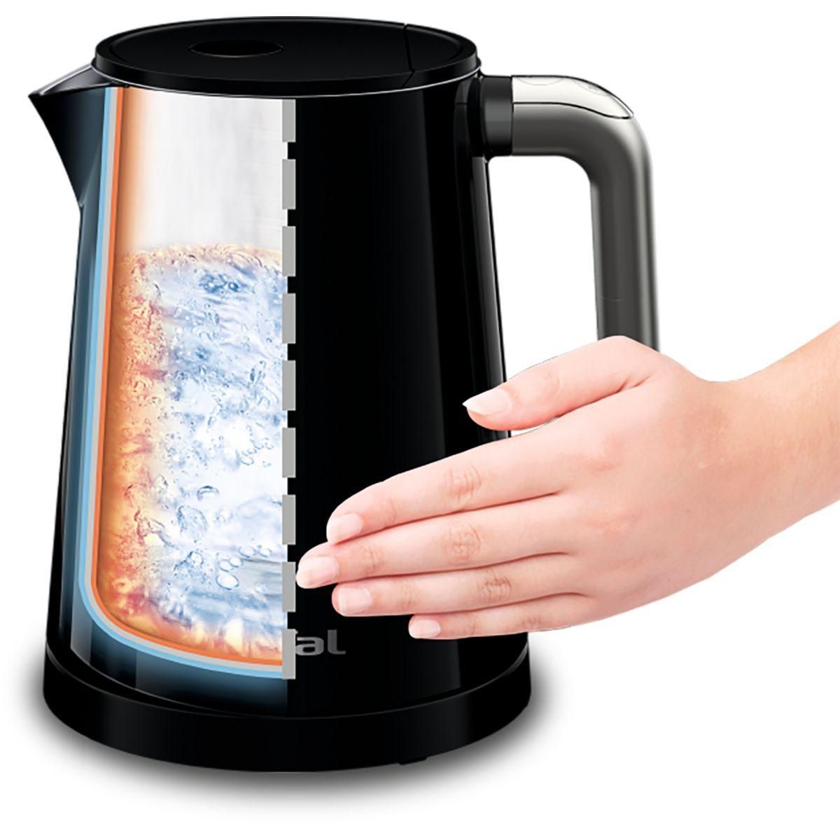 TEFAL Bouilloire à température réglable KO854830 Smart'n light 1L