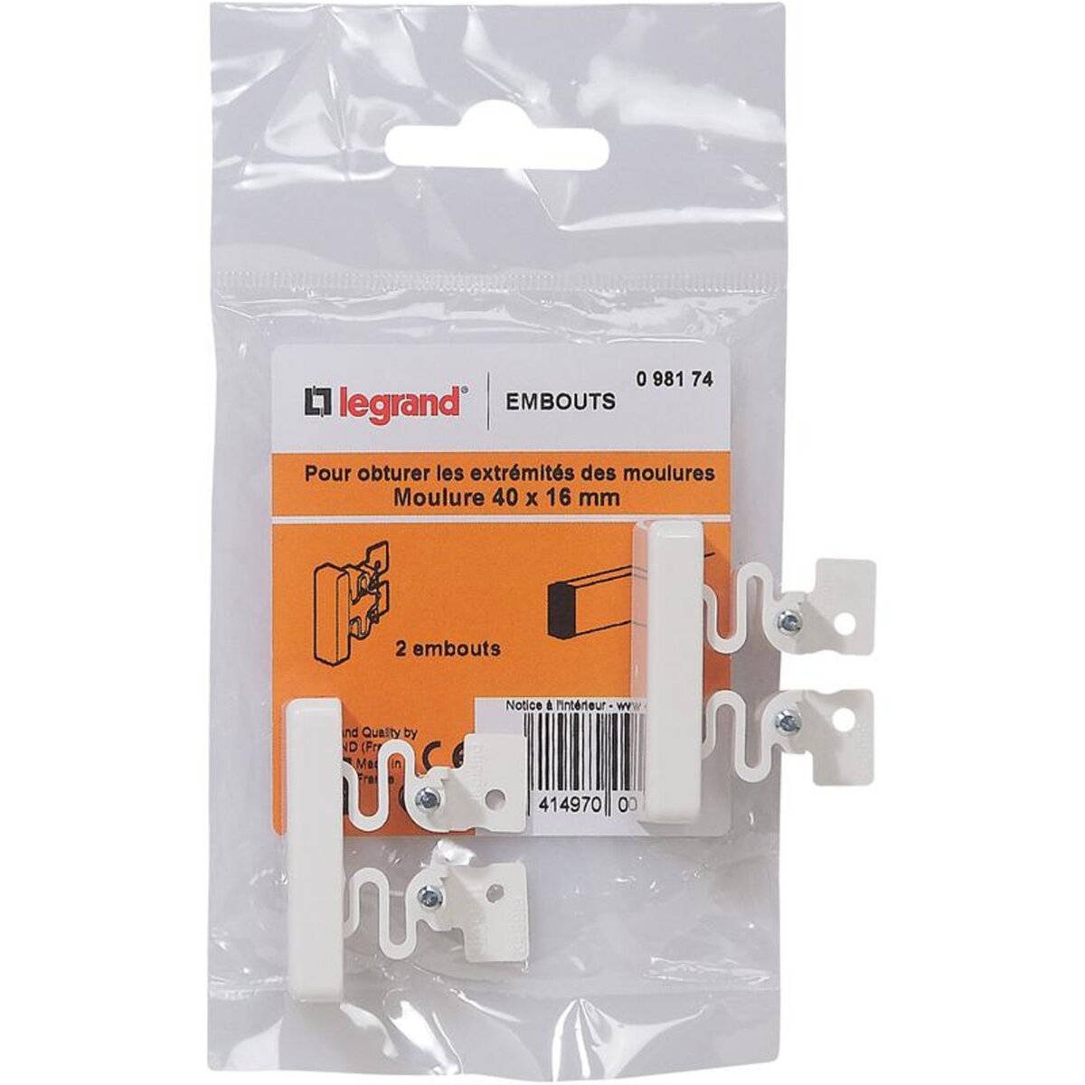 Legrand DLP embout 40x16 mm