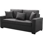 Habitat et Jardin Canapé droit fixe  Alise  - 3 places - Gris