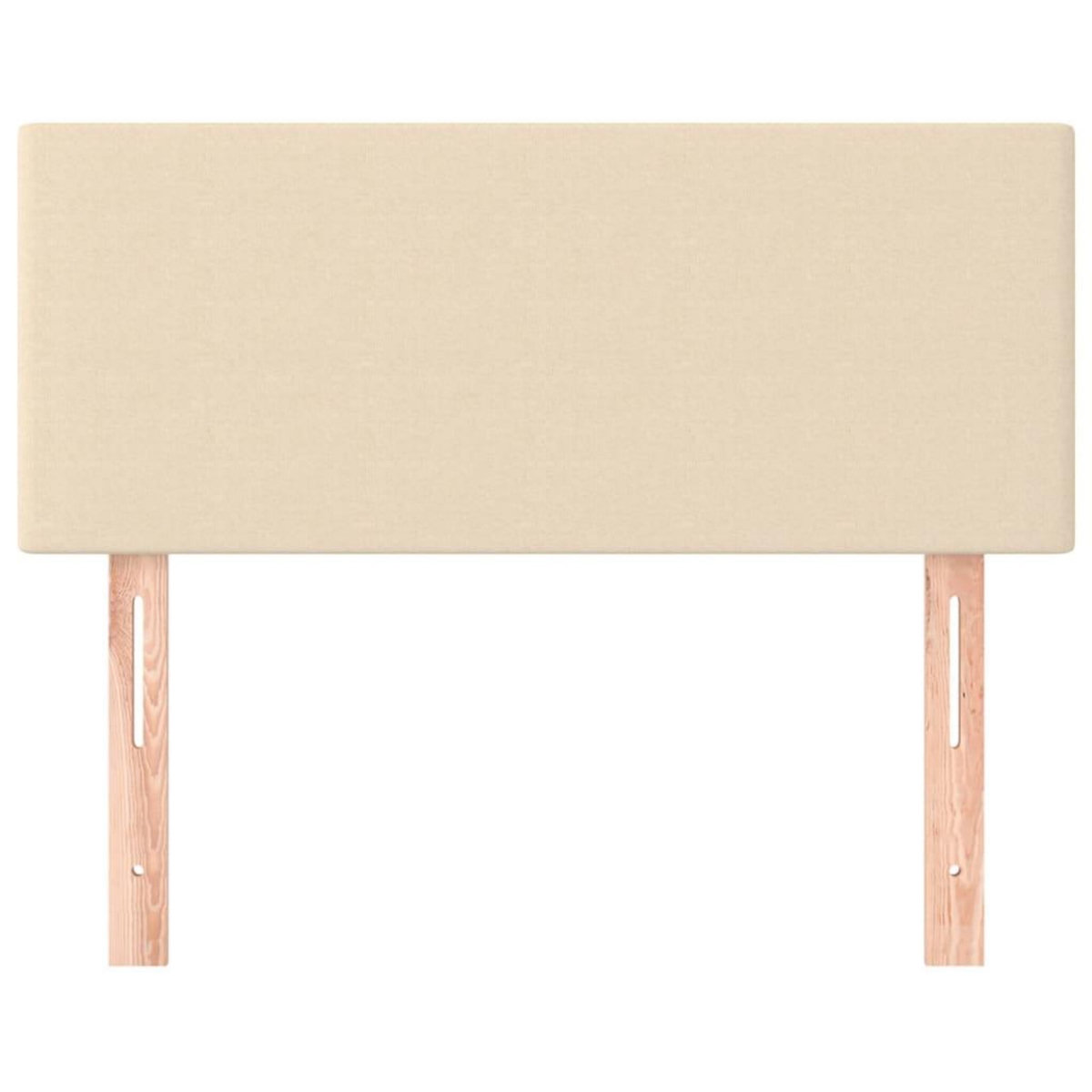 VIDAXL Tete de lit Creme 80x5x78/88 cm Tissu