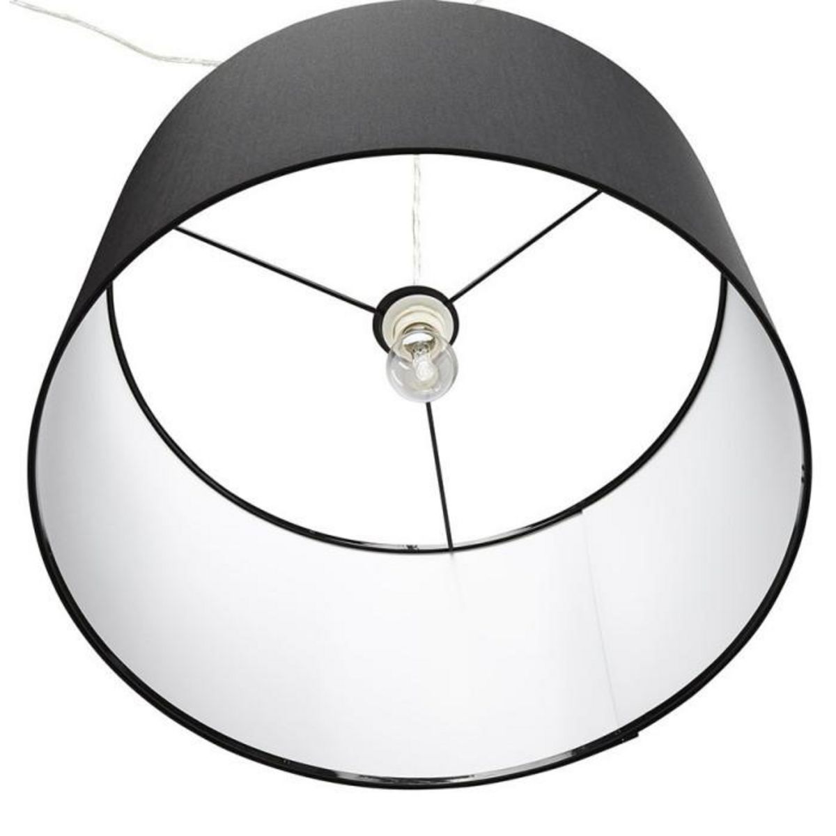 Paris Prix Lampe Suspension avec Abat-Jour  Fidelio  50cm Noir