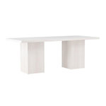 Paris Prix Table à Manger Blanc  Olga  200cm Blanc