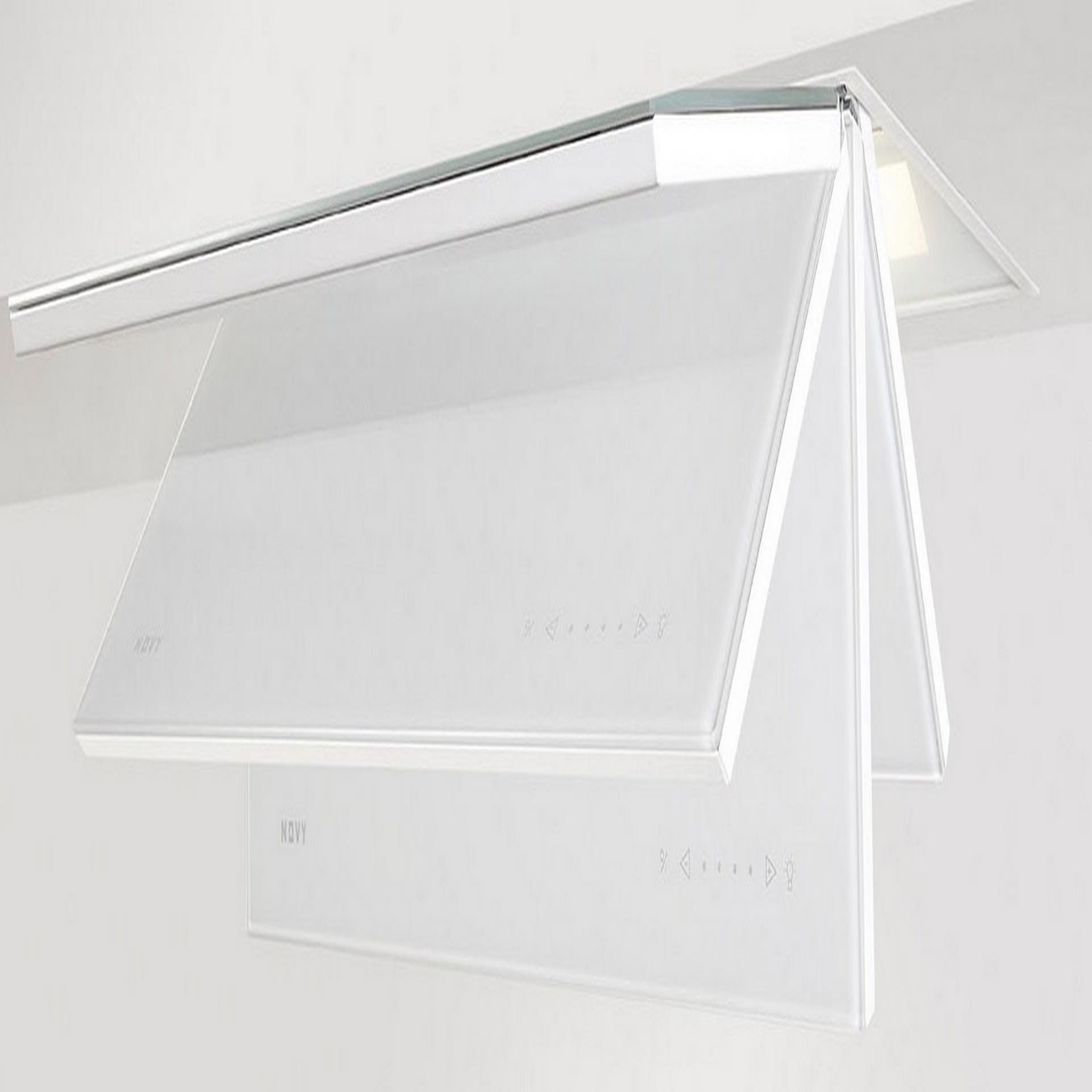 Voir la diapositive 3 : Novy Groupe filtrant 90cm 606m3/h blanc - 686