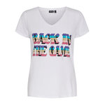 Pieces T shirt /Rose Femme Pieces Merima. Coloris disponibles : Blanc