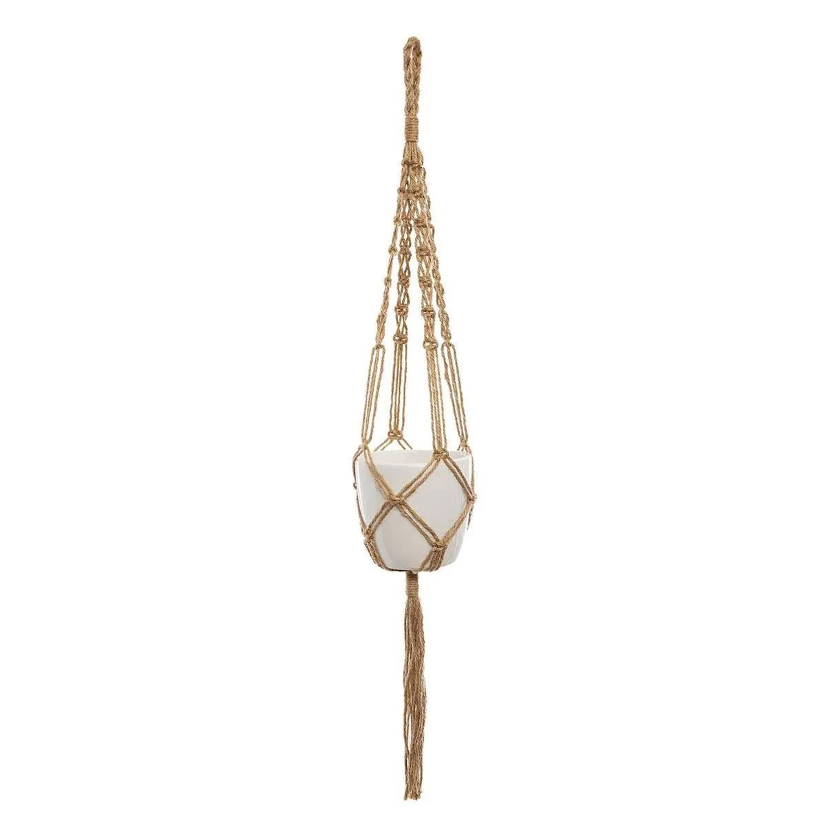 ATMOSPHERA Cache Pot Suspendu  Corde  75cm Naturel