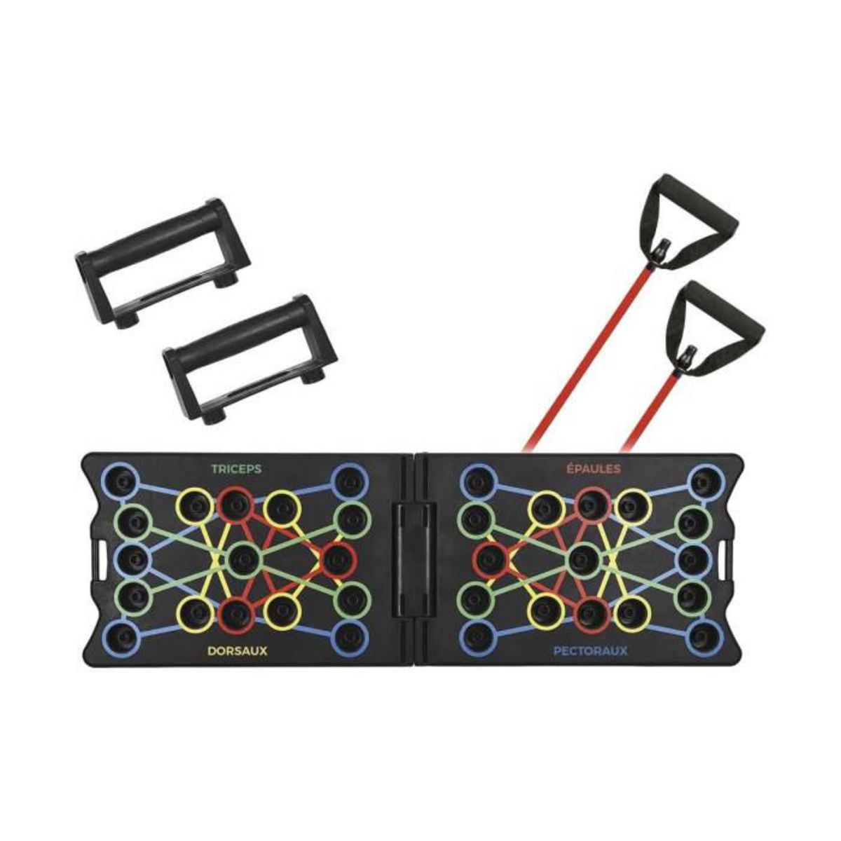 Paris Prix Planche de Musculation  17 en 1  66cm Multicolore