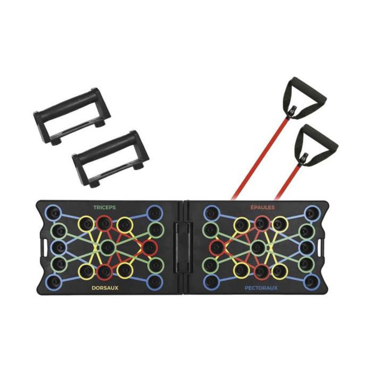 Paris Prix Planche de Musculation  17 en 1  66cm Multicolore