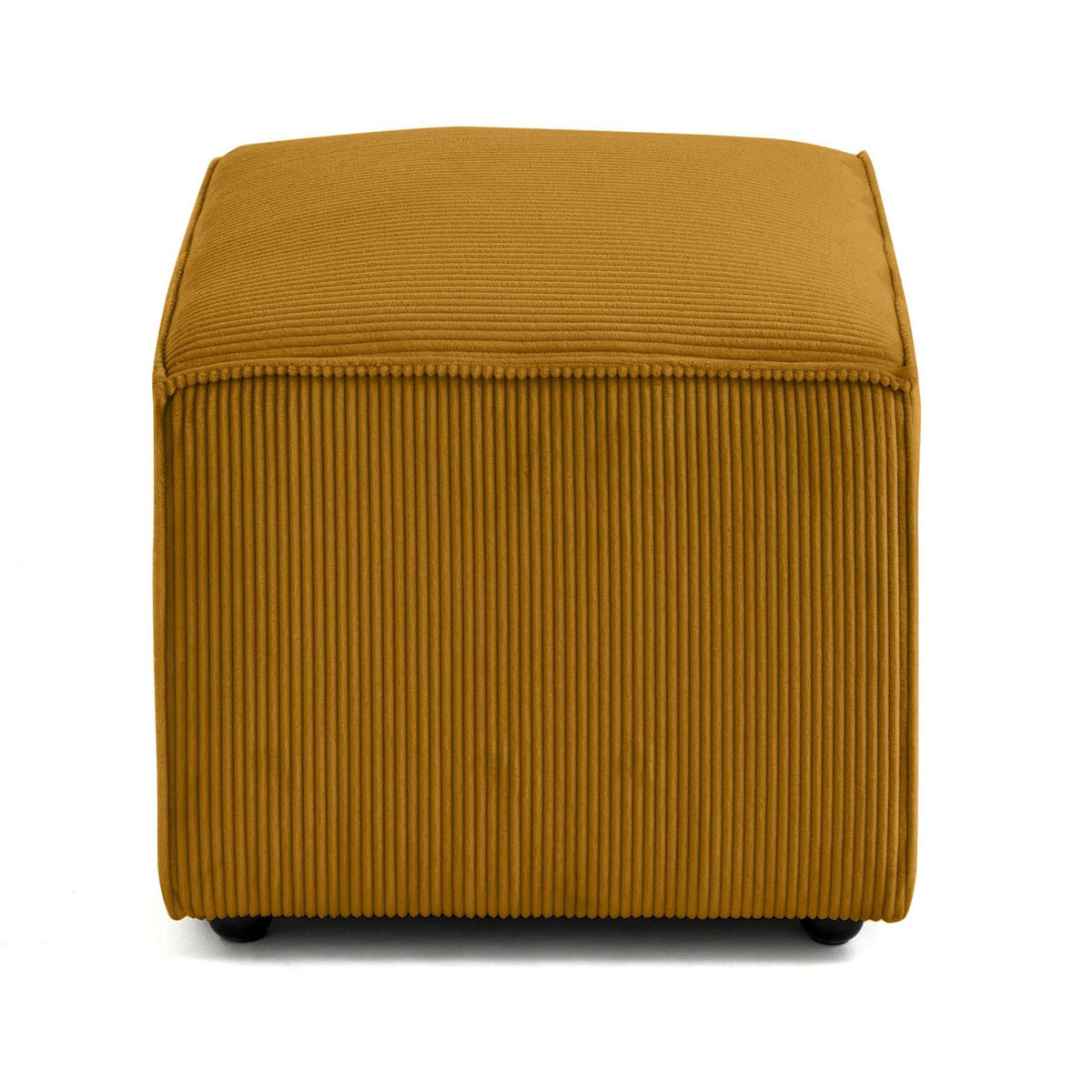 LISA DESIGN Arty - pouf d'appoint - en velours côtelé