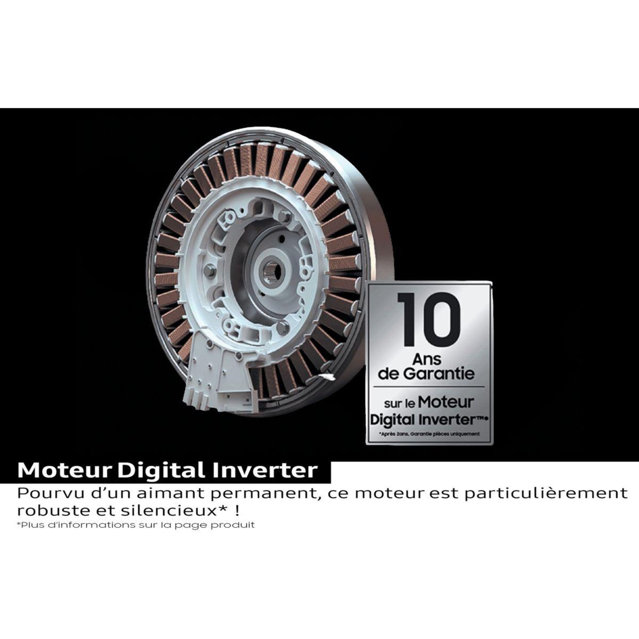 Voir la diapositive 5 : Samsung Lave linge hublot ww10fg5u34aeef