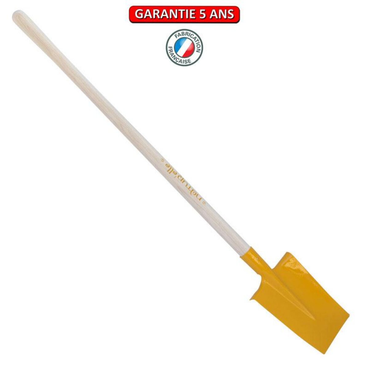 OUTILS PERRIN Bêche standard manche pomme 105cm - Bêche 24cm -Miel