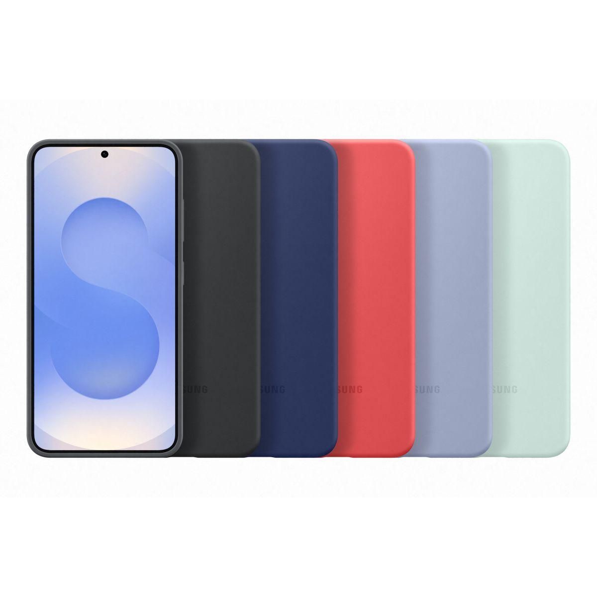 Samsung Coque Galaxy S25 Bleu ciel silicone