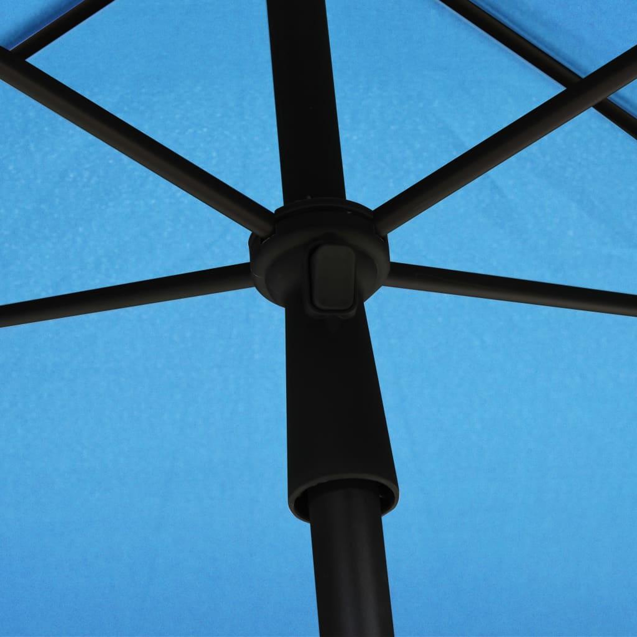Voir la diapositive 5 : VIDAXL Parasol de jardin avec mat 210x140 cm Bleu azure