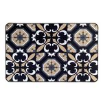 LUANCE Tapis  Imprimés Luance 50x80cm Carmen. Coloris disponibles : Noir