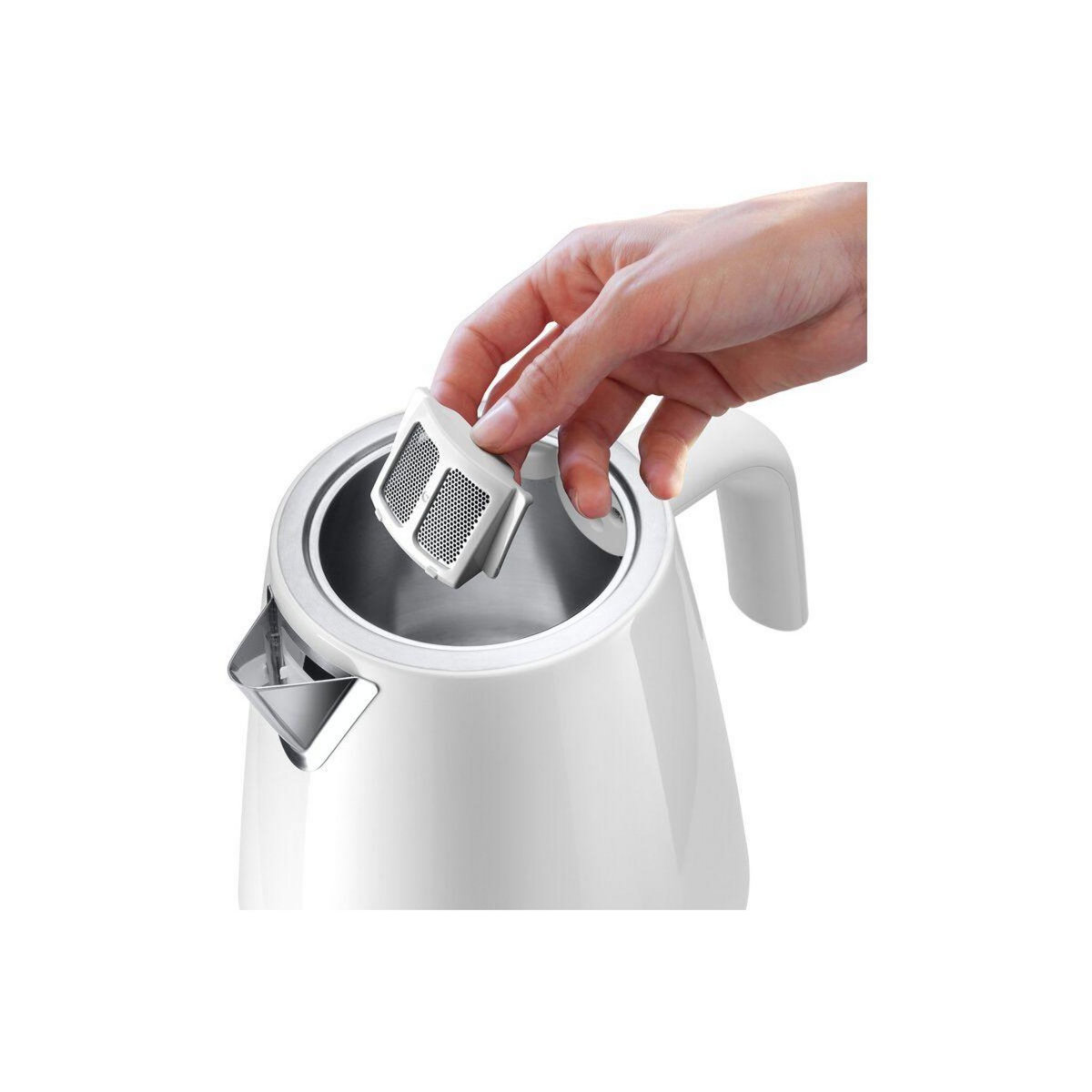 DELONGHI Bouilloire à température réglable Eclettica KBY2011.W