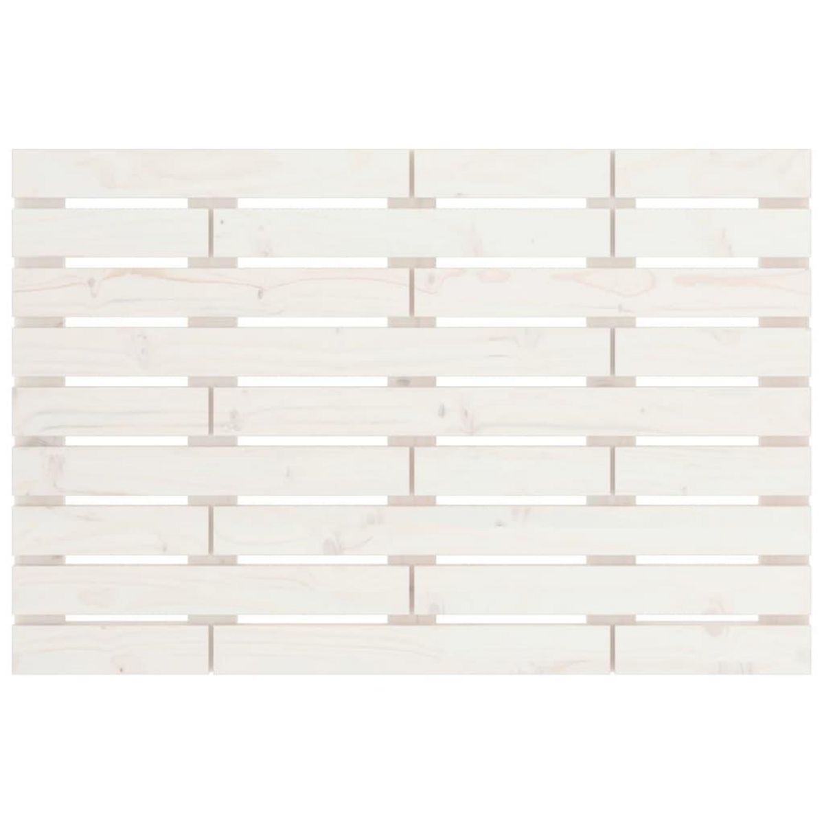 VIDAXL Tete de lit murale Blanc 96x3x63 cm Bois massif de pin