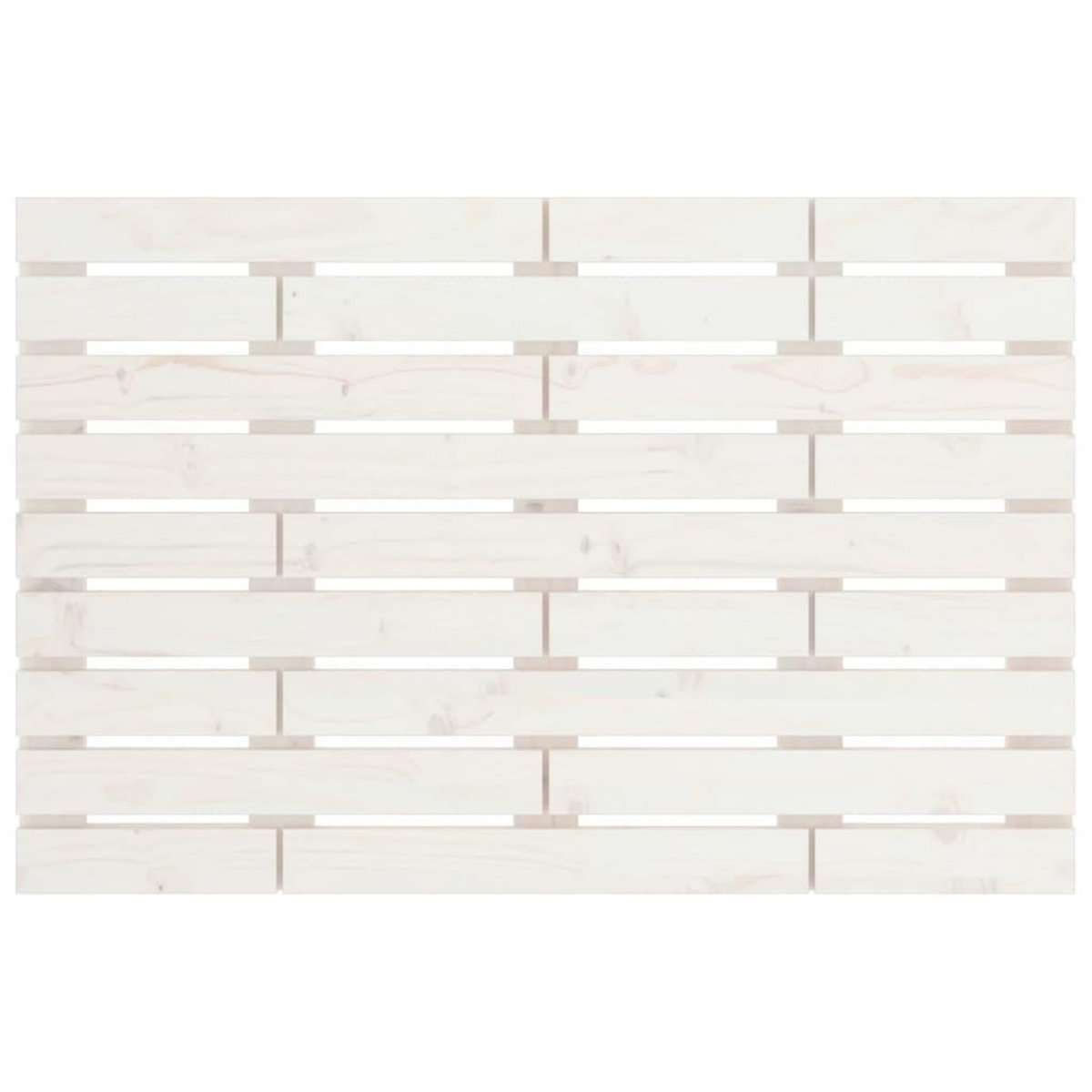 VIDAXL Tete de lit murale Blanc 96x3x63 cm Bois massif de pin