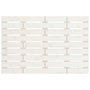 Voir la diapositive 4 : VIDAXL Tete de lit murale Blanc 96x3x63 cm Bois massif de pin