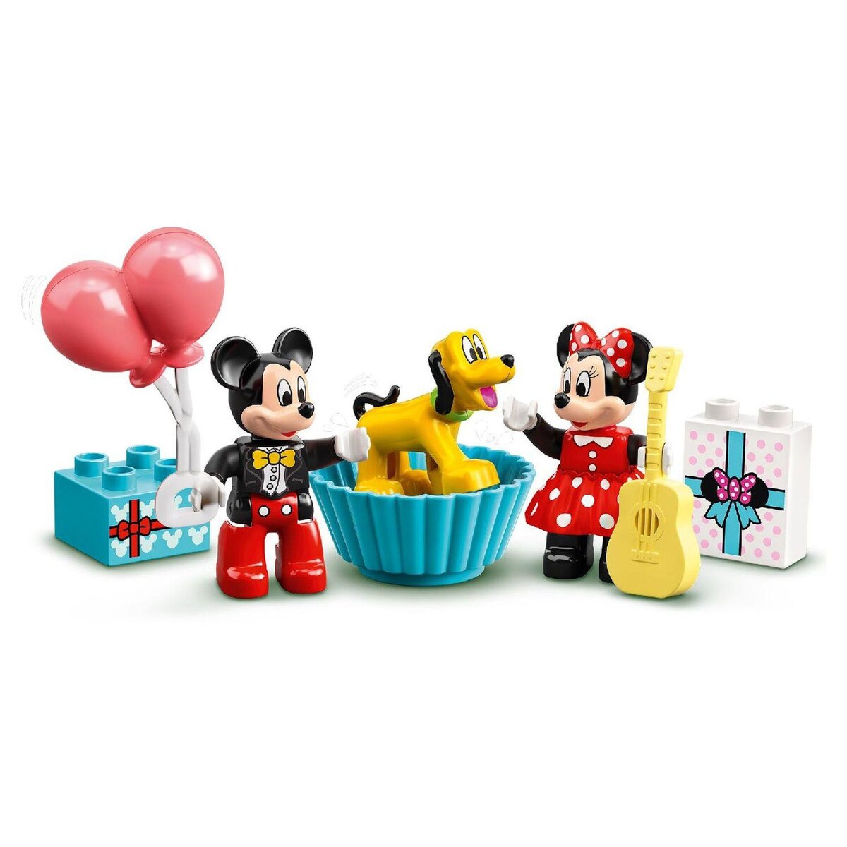 LEGO DUPLO 10941 Le Train d&rsquo;anniversaire de Mickey et Minnie Jouet pour Enfant de 2 ans