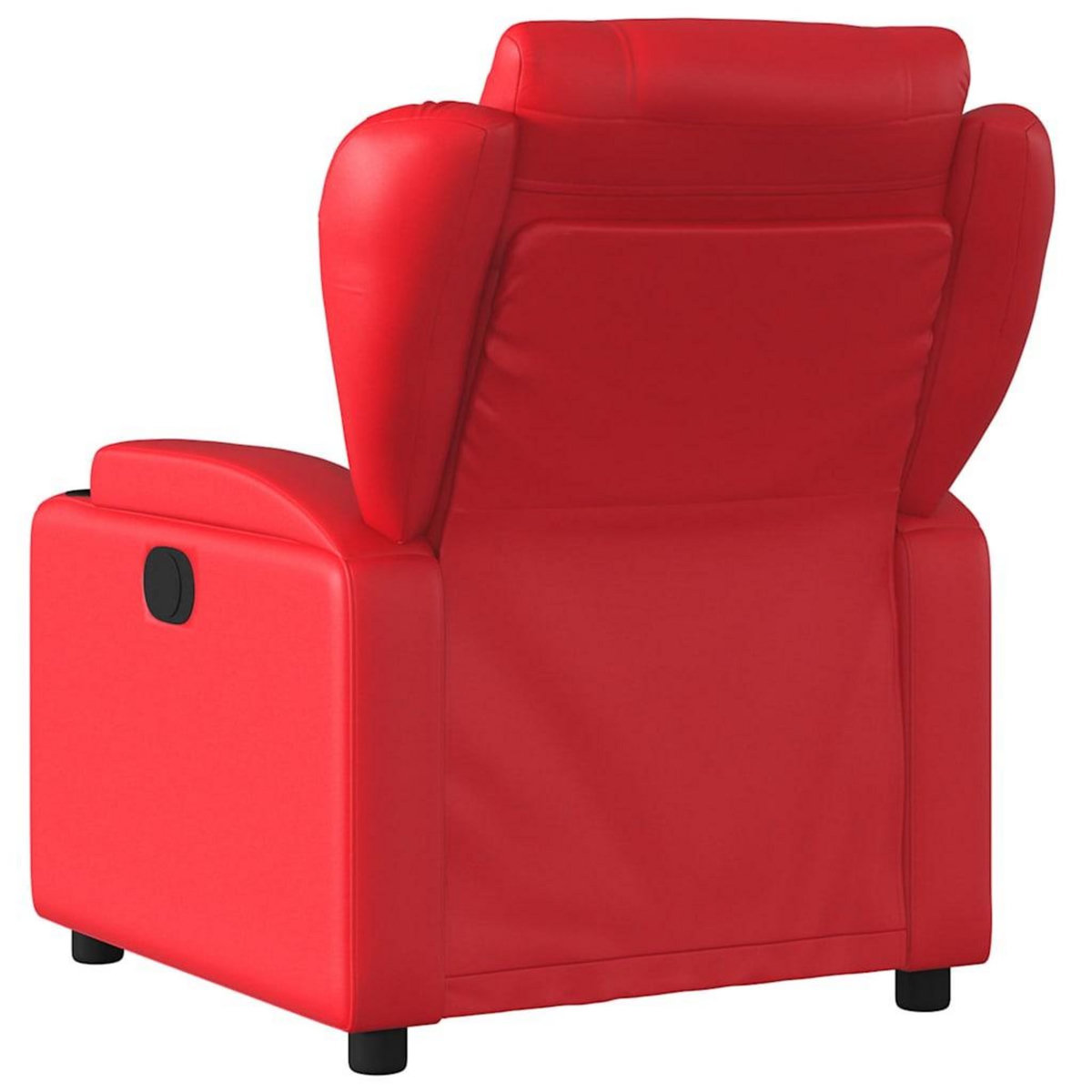 VIDAXL Fauteuil de massage inclinable electrique rouge similicuir