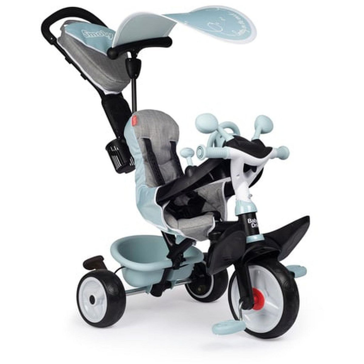 SMOBY Tricycle Baby Driver Plus - Bleu