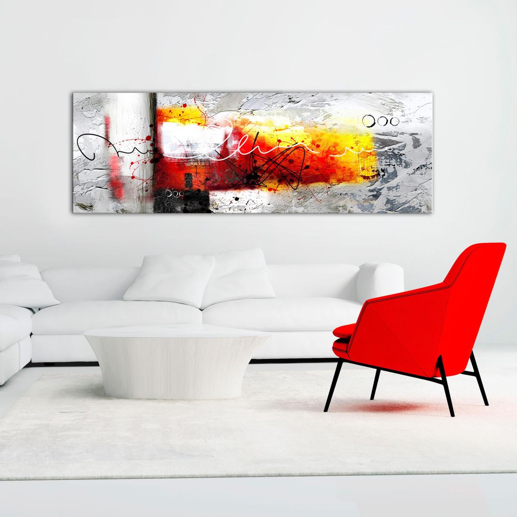 Voir la diapositive 2 : Paris Prix Tableau Imprimé  Hammer Red Narrow