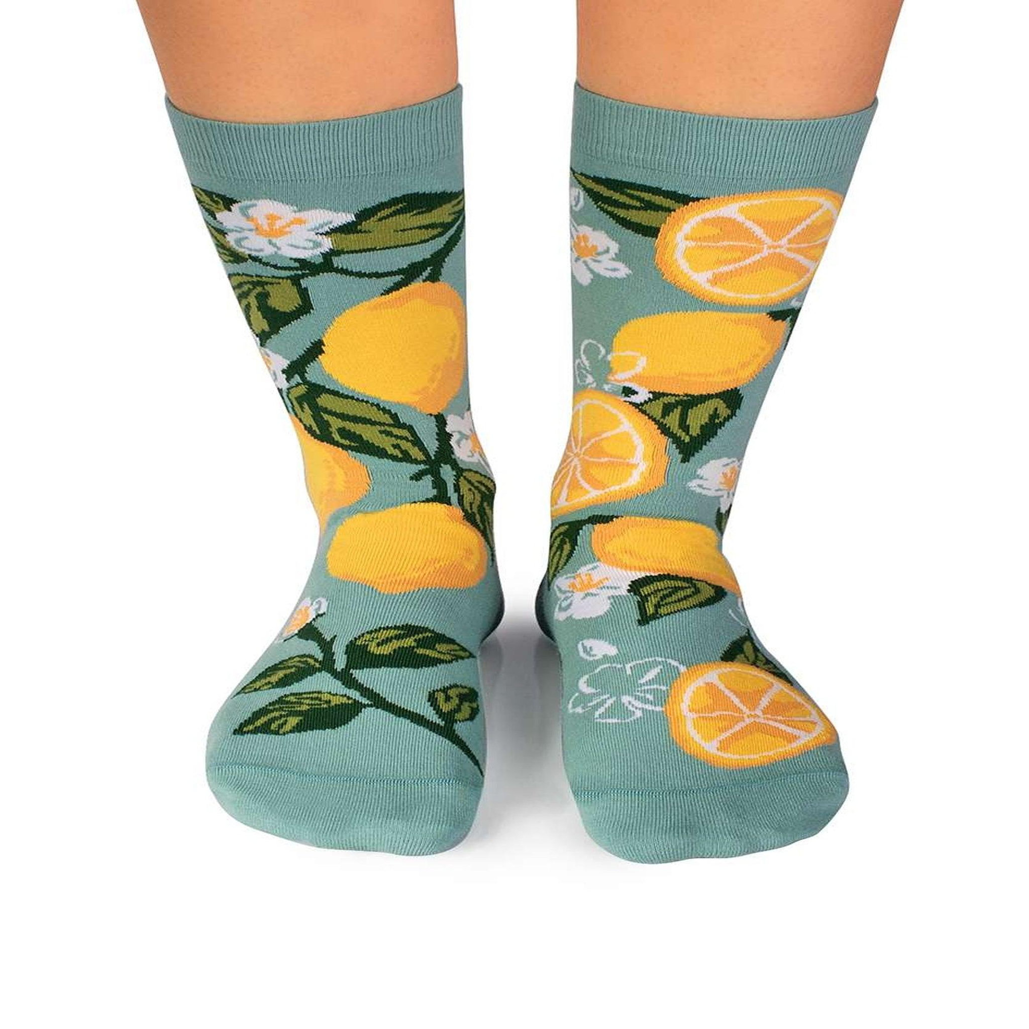 PIRIN HILL Chaussettes arty citrons. Coloris disponibles : Vert