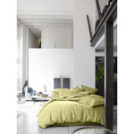 BATON ROUGE Parure de housse de couette 100% lin lavé 160gsm. Coloris disponibles : Jaune