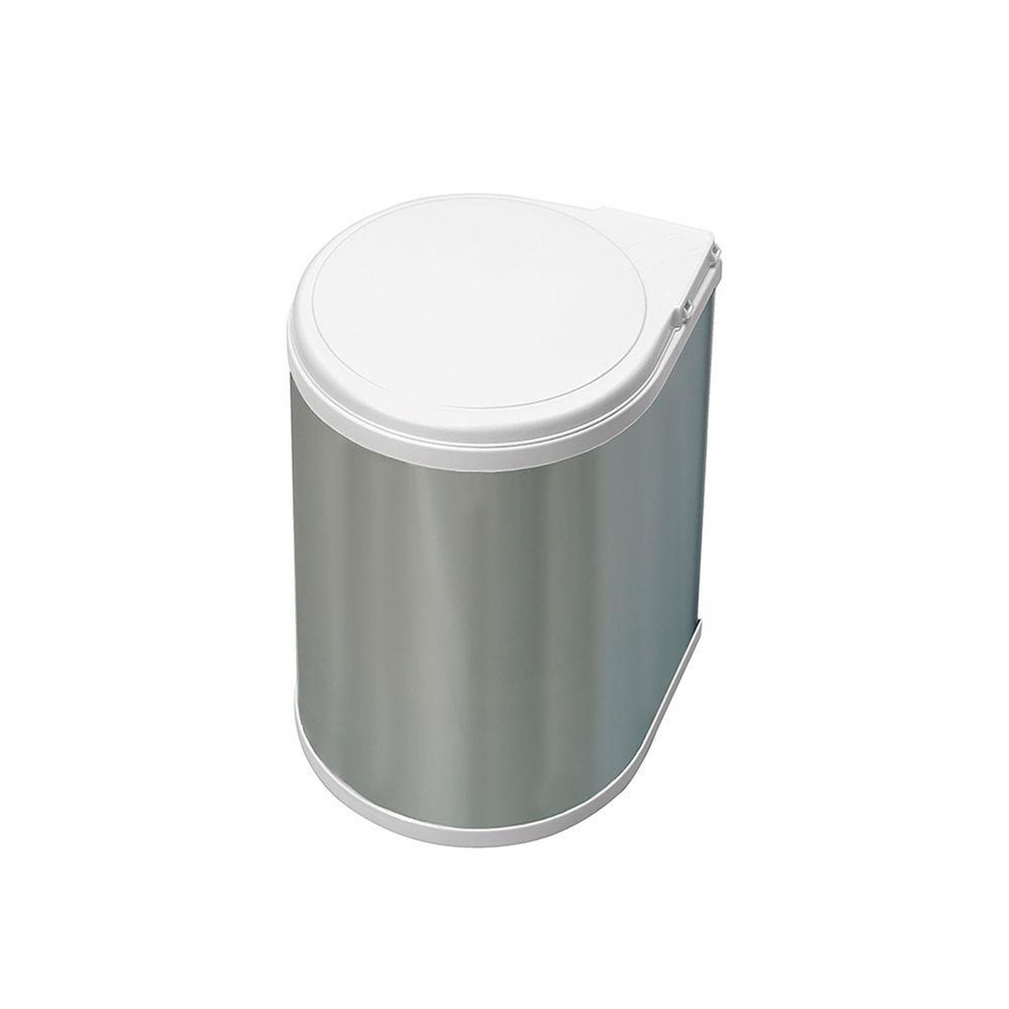 EMUCA SRL Poubelle de recyclage à fixation sur porte et conteneur de 13L, Acier inoxydable