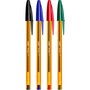 BIC Lot de 27 stylos bille pointe fine CRISTAL ORIGINAL bleu/noir/rouge/vert