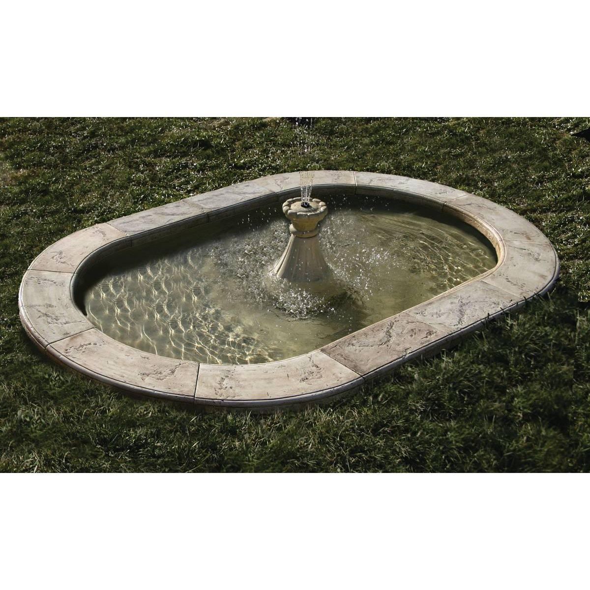 Habitat et Jardin Bassin ovale  Roman  - 270 x 170 cm