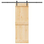 Voir la diapositive 1 : VIDAXL Porte coulissante et kit de quincaillerie 70x210 cm pin massif