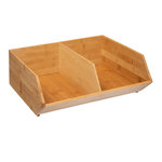 Organisateur en bambou coulissant